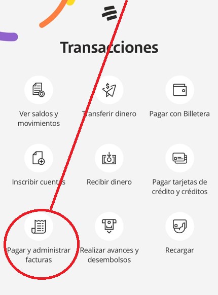 Imagen abrir Transacciones