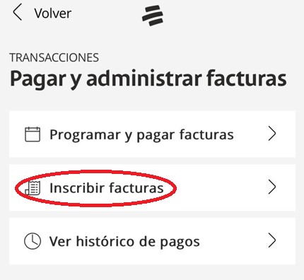 Imagen abrir Transacciones
